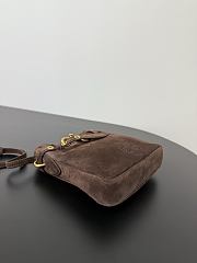 Miumiu Suede Lucky Bag In Brown - 6