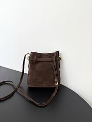 Miumiu Suede Lucky Bag In Brown - 5