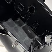 Hermes Box Calf Birkin 25 - Luxe Du Jour Black - 4