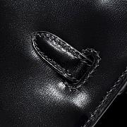 Hermes Box Calf Birkin 25 - Luxe Du Jour Black - 3