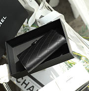Chanel Snap-Button Passport Holder Black - 6