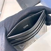 Dior Mini Card Holder Black - 5
