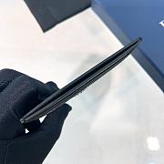 Dior Mini Card Holder Black - 4