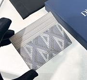 Dior Mini Card Holder Gray - 1