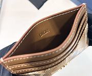 Dior Mini Card Holder Brown - 6