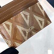 Dior Mini Card Holder Brown - 2