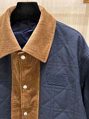 CHRISTIAN DIOR COUTURE BOMBER JACKET NAVY BLUE - 2