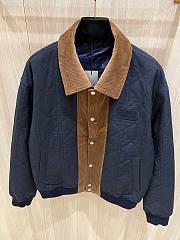 CHRISTIAN DIOR COUTURE BOMBER JACKET NAVY BLUE - 5