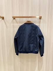 CHRISTIAN DIOR COUTURE BOMBER JACKET NAVY BLUE - 4