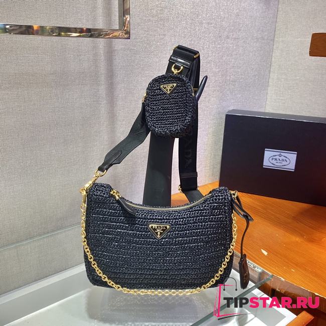 Prada Re-Edition 2005 crochet bag Black - 1