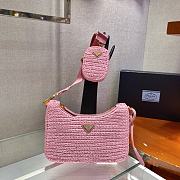 Prada Re-Edition 2005 crochet bag Pink - 1
