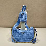 Prada Re-Edition 2005 crochet bag Blue - 1