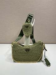 Prada Re-Edition 2005 crochet bag Olive Green - 1