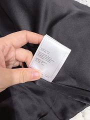 Chanel Sequin Logo Faux Fur Collar Jacket with Hook and Loop Design White - 6