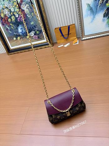 Louis Vuitton Saint Germain BB Monogram Canvas Wine shade