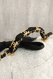 Chanel Tweed bow CF mini handle bag - 4