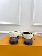 Louis Vuitton Legacy Slingback Ballerina Burgundy - 6