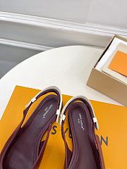 Louis Vuitton Legacy Slingback Ballerina Burgundy - 3