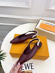 Louis Vuitton Legacy Slingback Ballerina Burgundy - 2
