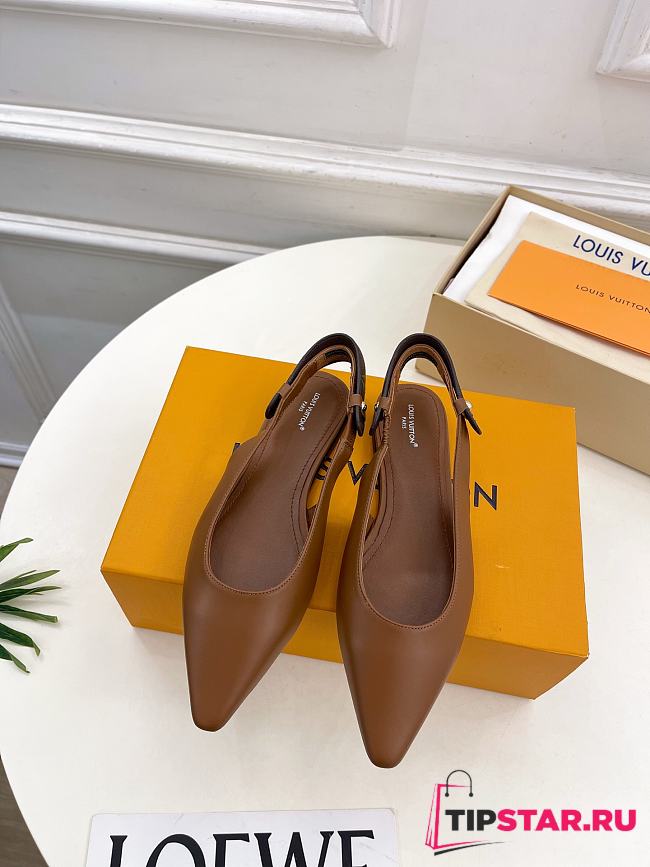 Louis Vuitton Legacy Slingback Ballerina Brown - 1