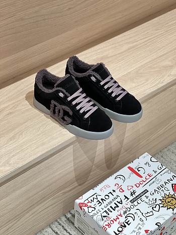 Dolce & Gabbana sheepskin warm casual shoes 03