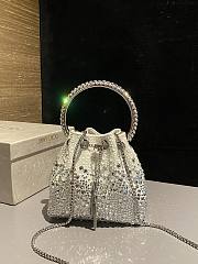 Jimmy Choo Bon Bon crystal-embellished Bucket Bag 05 - 1