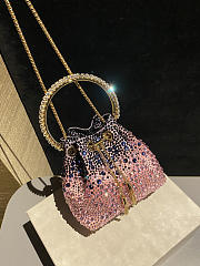 Jimmy Choo Bon Bon crystal-embellished Bucket Bag 04 - 4