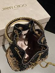 Jimmy Choo Bon Bon crystal-embellished Bucket Bag 03 - 6