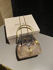 Jimmy Choo Bon Bon crystal-embellished Bucket Bag 03 - 3
