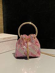 Jimmy Choo Bon Bon crystal-embellished Bucket Bag 02 - 1
