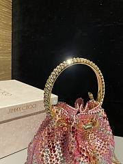 Jimmy Choo Bon Bon crystal-embellished Bucket Bag 02 - 6