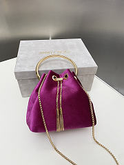 Jimmy Choo Bon Bon Bucket Bag Lotus Pink - 1