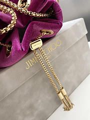 Jimmy Choo Bon Bon Bucket Bag Lotus Pink - 6