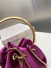 Jimmy Choo Bon Bon Bucket Bag Lotus Pink - 3