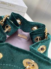 Jimmy Choo Bon Bon Bucket Bag Green - 6