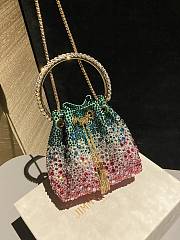 Jimmy Choo Bon Bon crystal-embellished Bucket Bag 12 - 3