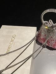 Jimmy Choo Bon Bon crystal-embellished Bucket Bag 10 - 2