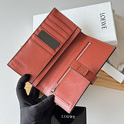 Loewe Bi-fold Long Wallet In Navy Blue - 6