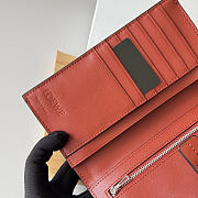 Loewe Bi-fold Long Wallet In Navy Blue - 3