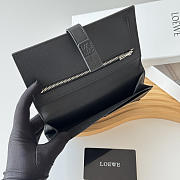 Loewe Bi-fold Long Wallet In Black - 6