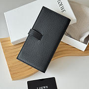 Loewe Bi-fold Long Wallet In Black - 4