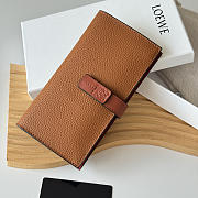 Loewe Bi-fold Long Wallet In Brown - 4