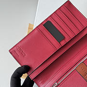 Loewe Bi-fold Long Wallet In Brown - 2