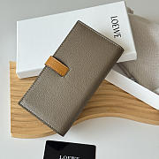 Loewe Bi-fold Long Wallet In Gray - 6