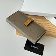 Loewe Bi-fold Long Wallet In Gray - 5