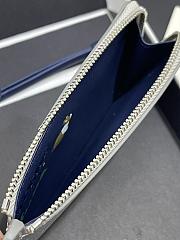 Loewe Suna Fujita zippered card holder silver - 5