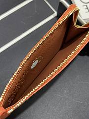 Loewe Suna Fujita zippered card holder orange - 6