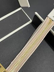 Loewe Suna Fujita zippered card holder beige - 2