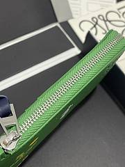 Loewe Suna Fujita zippered card holder green - 3
