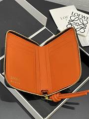 Loewe Zipped coin purse in shiny nappa calfskin black - 2